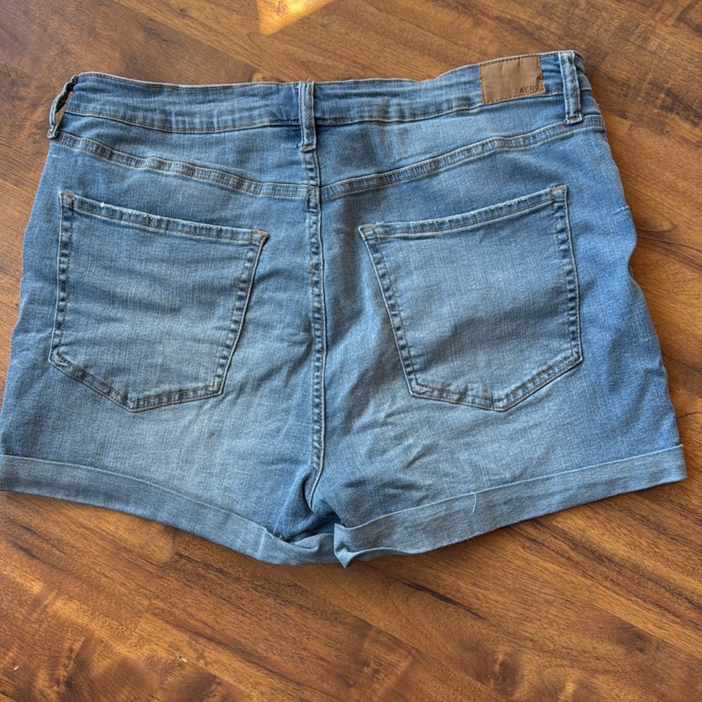 High Rise Jean Shorts - Picture 4 of 4